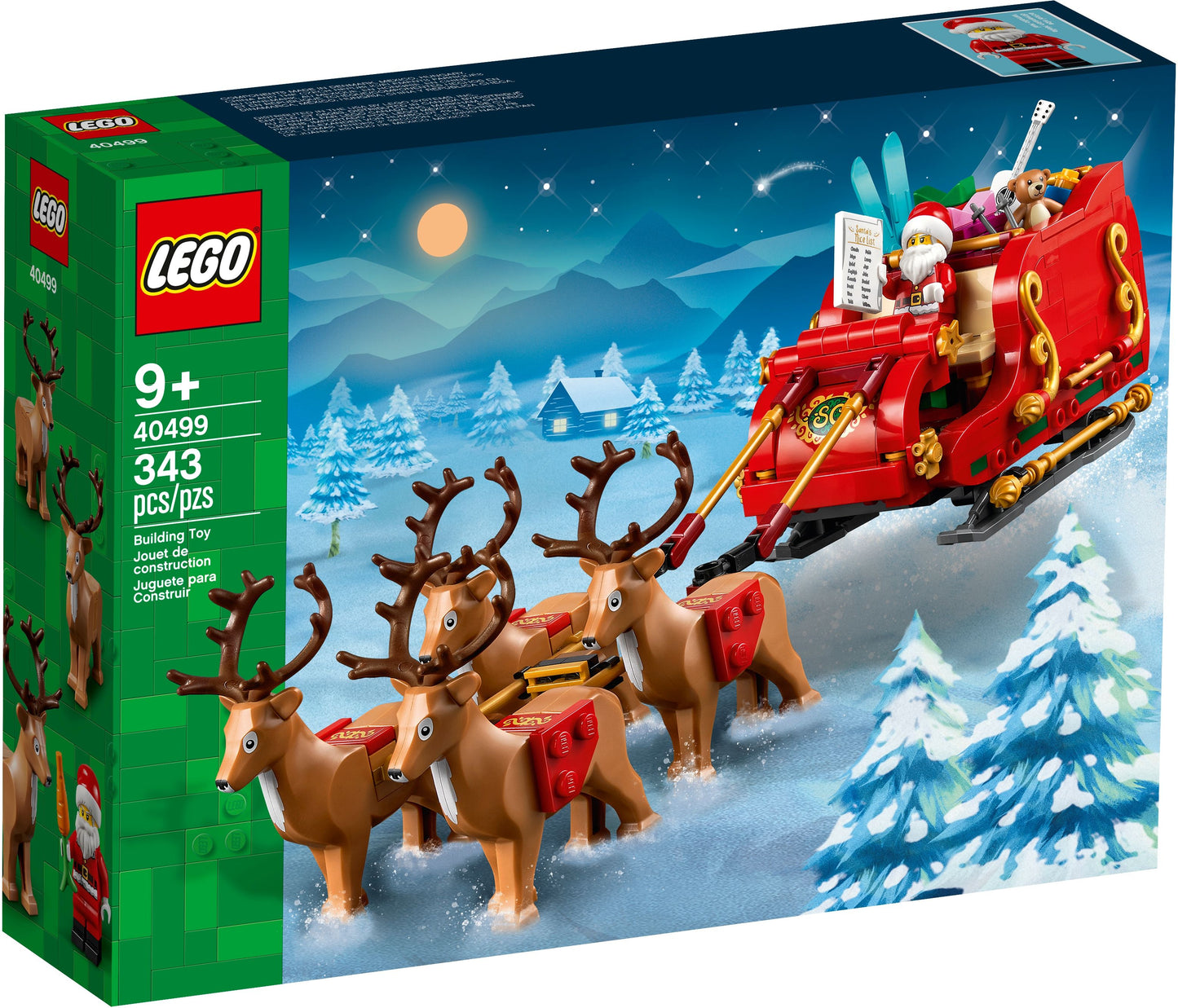 LEGO® 40499 Weihnachtsmann-Schlitten