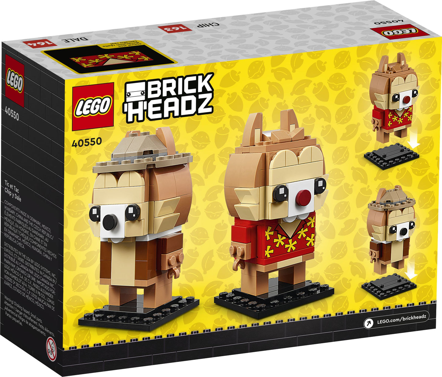 LEGO® BrickHeadz 40550 Chip & Chap - 226 Teile