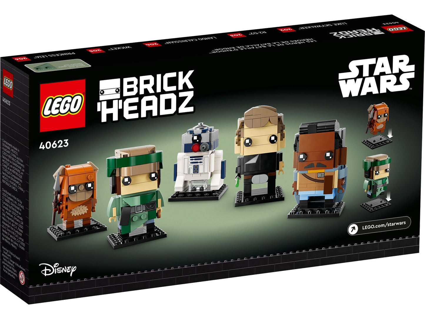 LEGO® BrickHeadz™ 40623 Helden von Endor - 214 Teile