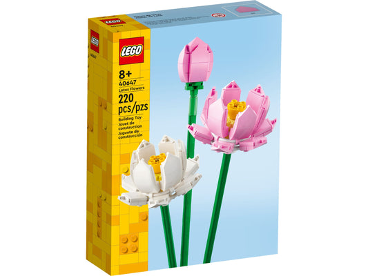 LEGO® Lotusblumen 40647 - Dekorative Blumen zum Selberbauen