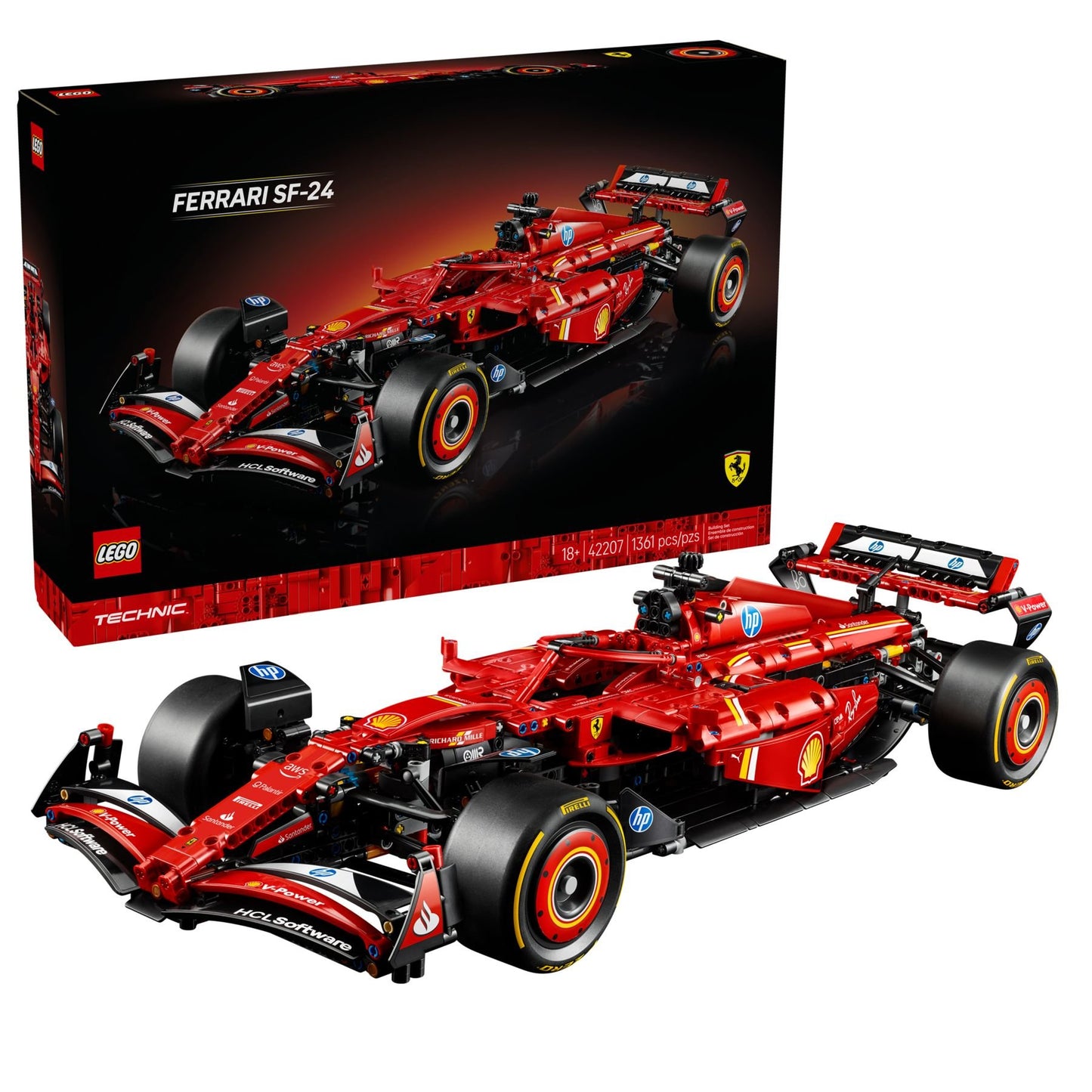 LEGO 42207 Ferrari SF-24 F1 Rennwagen - Technic Modell