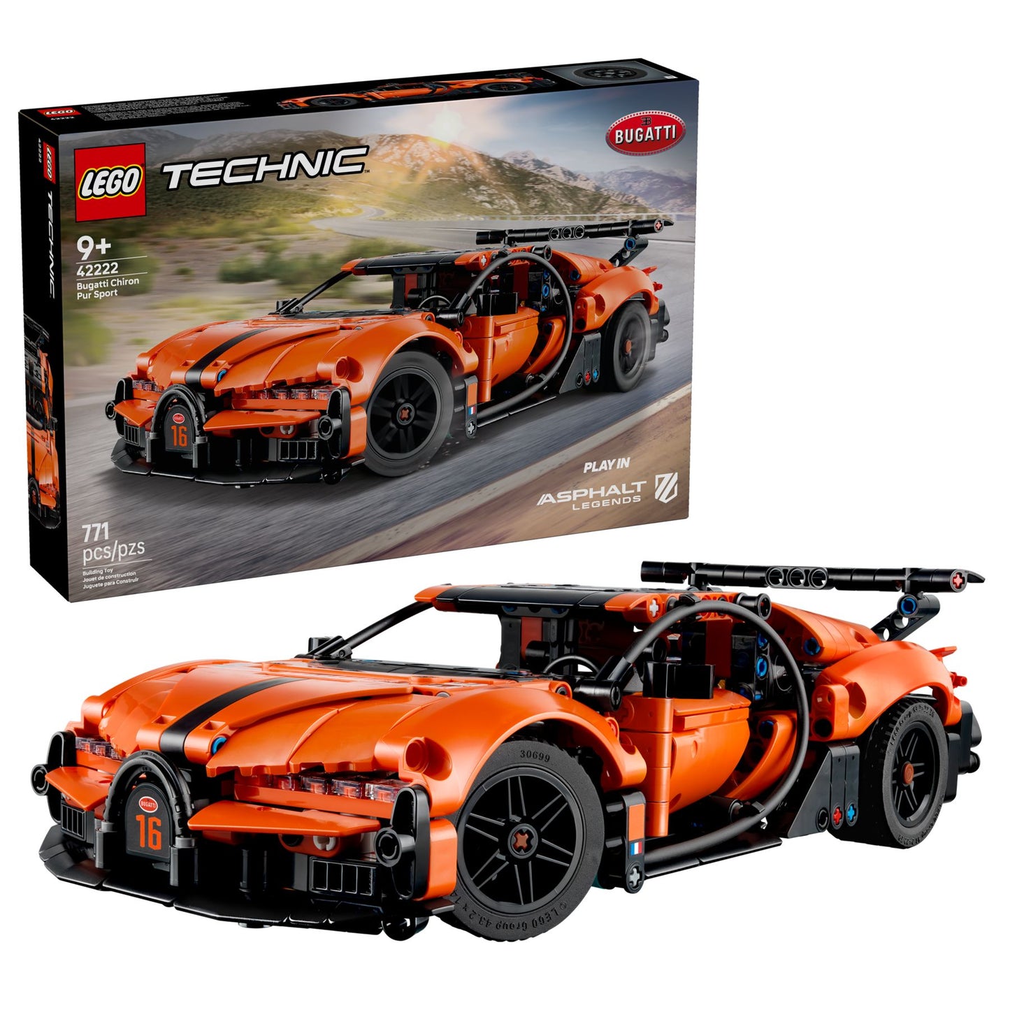 LEGO Technic Bugatti Chiron Pur Sport 42151 - Hypercar