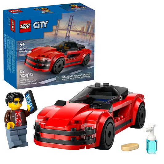 LEGO® City Roter Sportwagen - Schnelles Fahrzeug (42761)