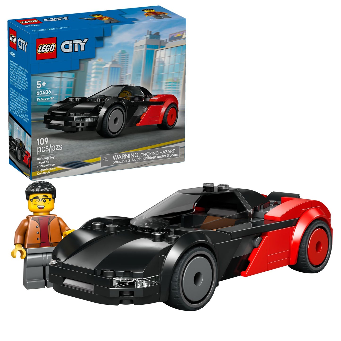 LEGO CITY Elektro-Supersportwagen 60383 - Spielzeugauto