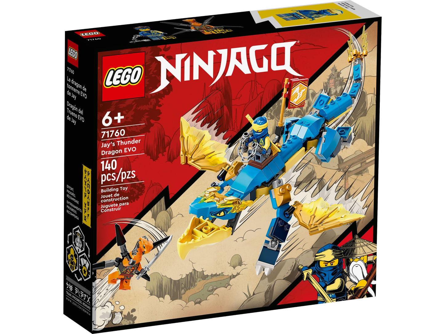 LEGO® Ninjago 71760 Jays Donnerdrache EVO - 140 Teile