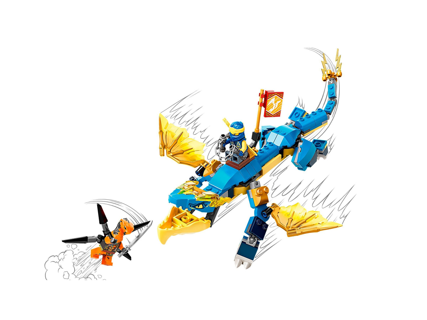 LEGO® Ninjago 71760 Jays Donnerdrache EVO - 140 Teile