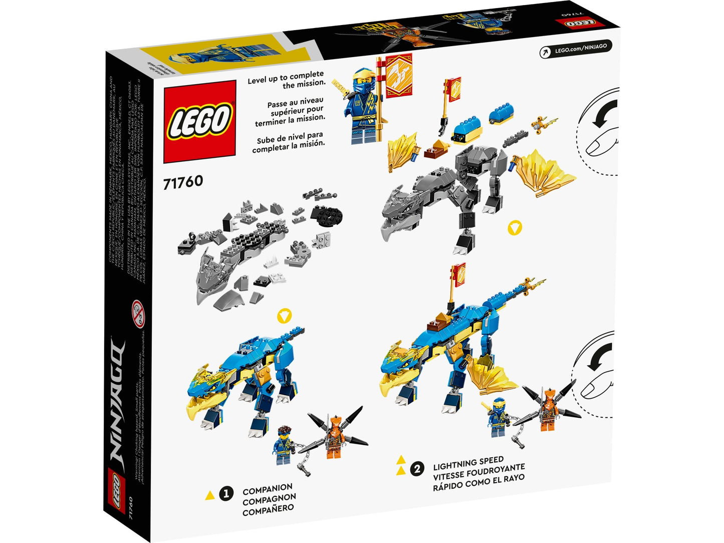 LEGO® Ninjago 71760 Jays Donnerdrache EVO - 140 Teile