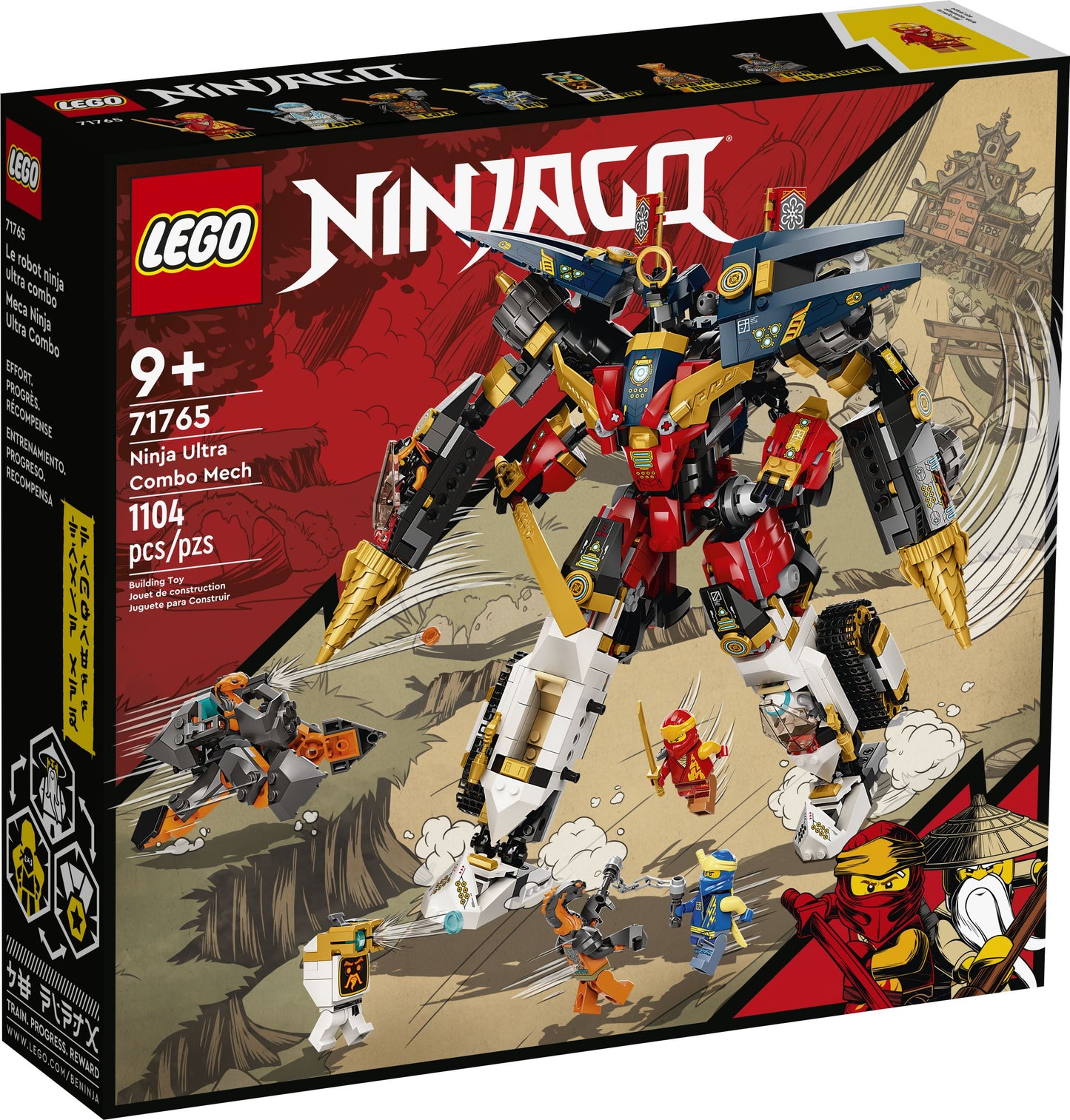 LEGO® Ninjago 71765 Ultrakombi-Ninja-Mech - 1104 Teile - Spektakulärer LEGO® NINJAGO® 4-in-1-Mech
