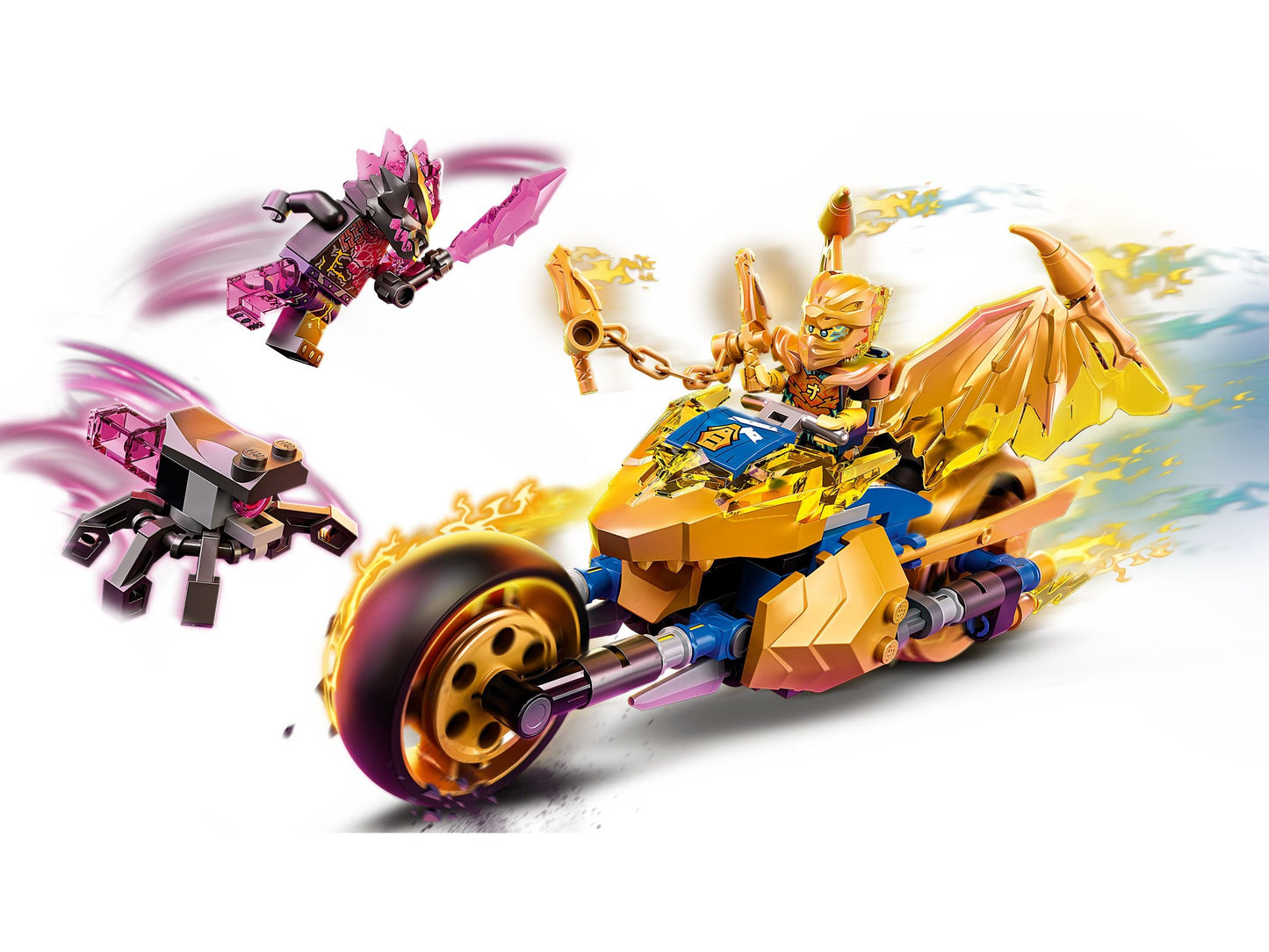 LEGO® NINJAGO® 71768 Jays Golddrachen-Motorrad - 137 Teile