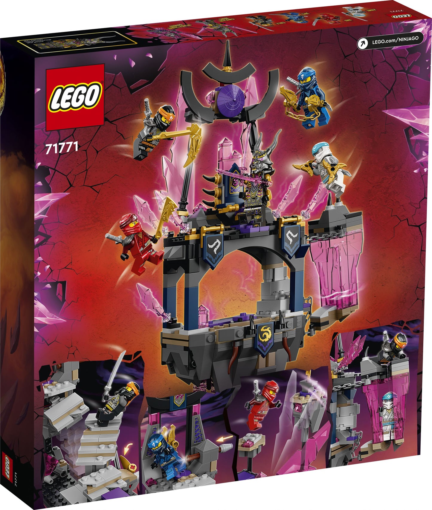 LEGO® Ninjago 71771 Der Tempel des Kristallkönigs - 703 Teile