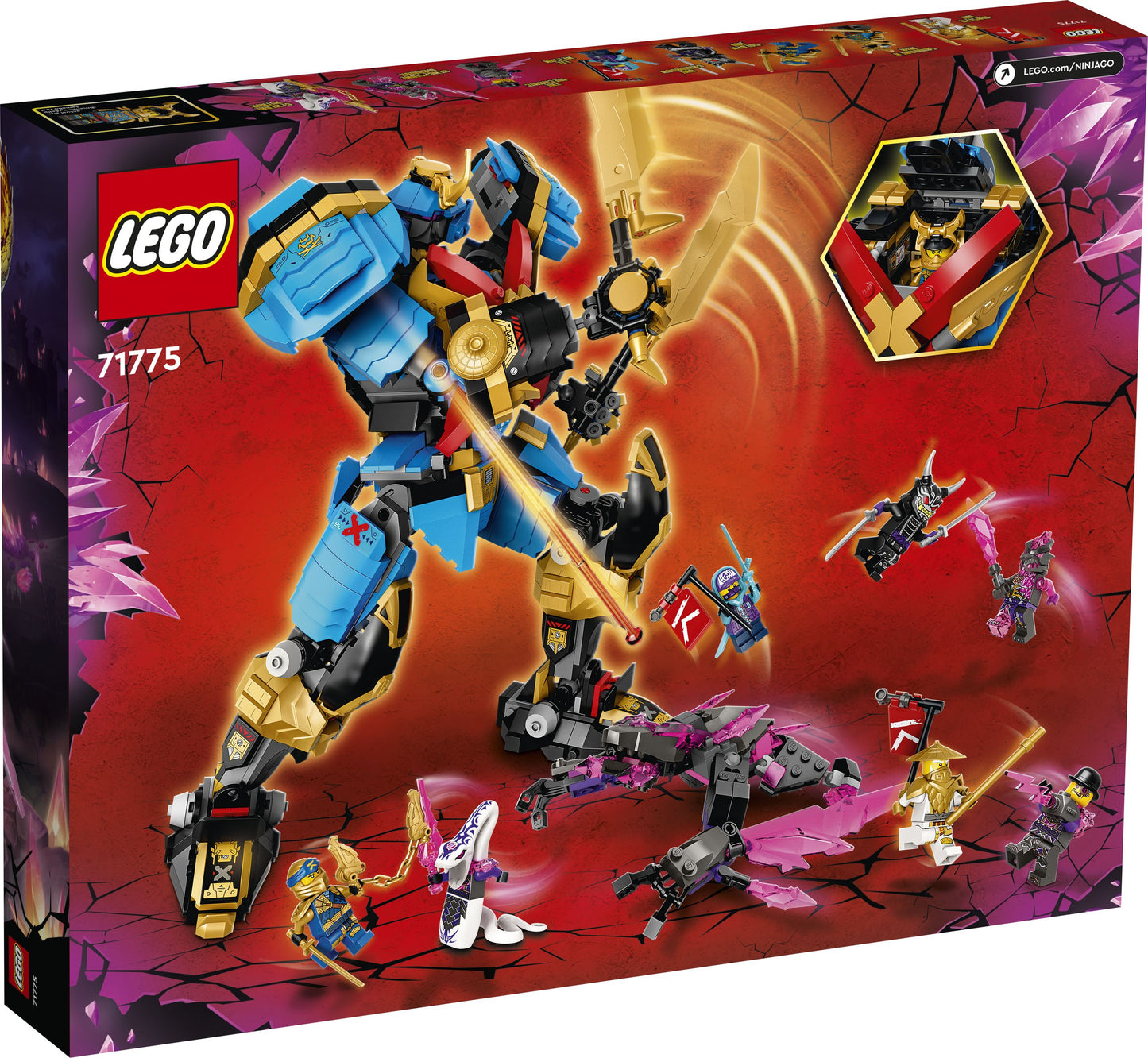 LEGO® Ninjago 71775 Nyas Samurai-X-Mech - 1003 Teile