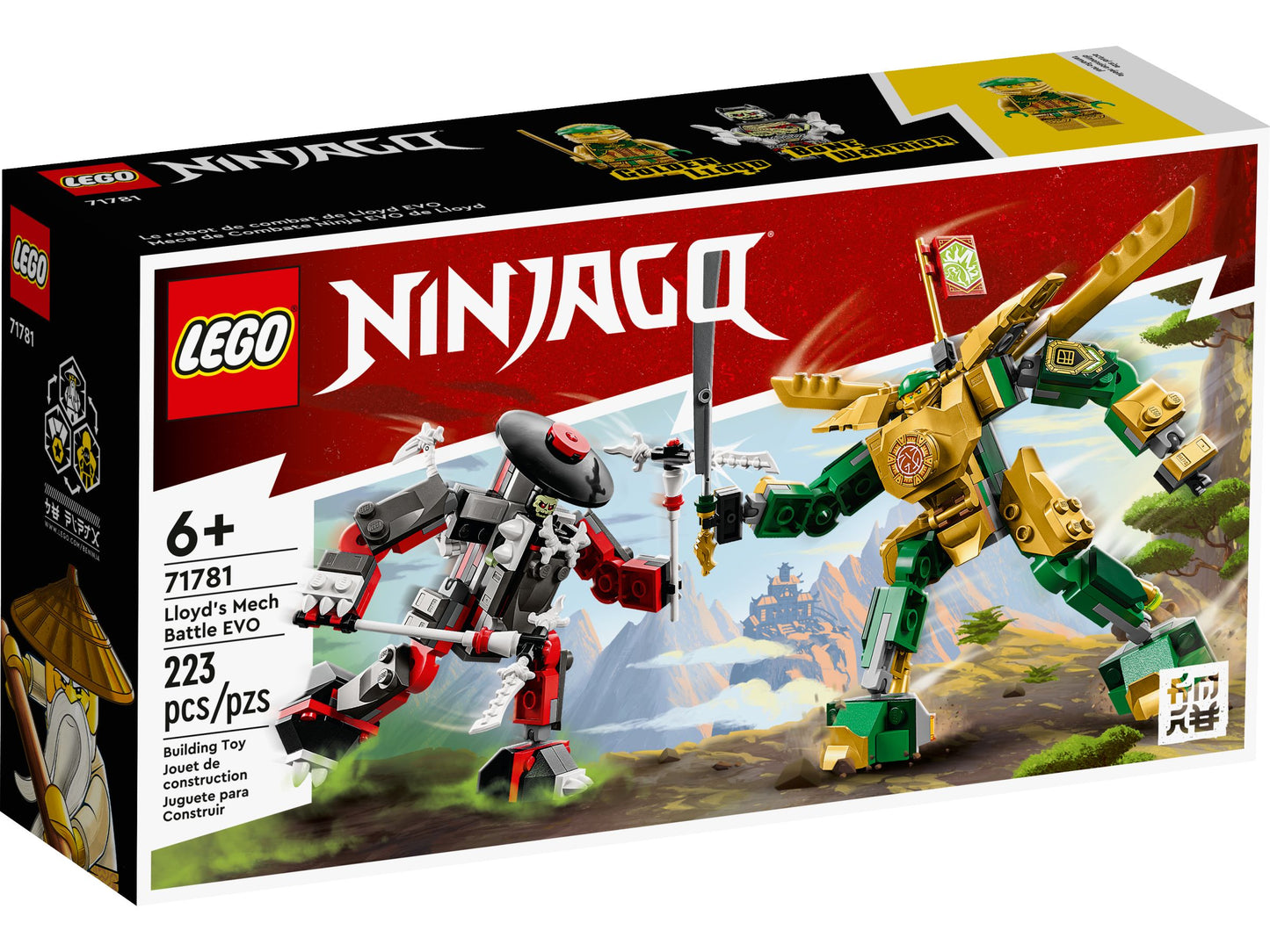 LEGO NINJAGO: Lloyds Mech-Duell EVO (71781) - 223 Teile