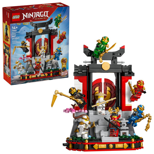 LEGO NINJAGO 15 Jahre Jubiläum Ninja Figuren Display 71809