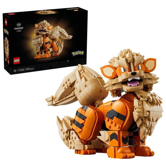 LEGO® Pokémon™ Arkani 72160 – 1.190 Teile, beweglich