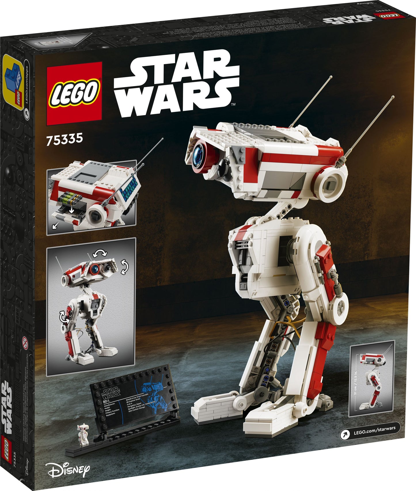 LEGO® Star Wars 75335 BD-1™ - Der Erkundungsdroide aus Star Wars Jedi: Fallen Order - 1062 Teile