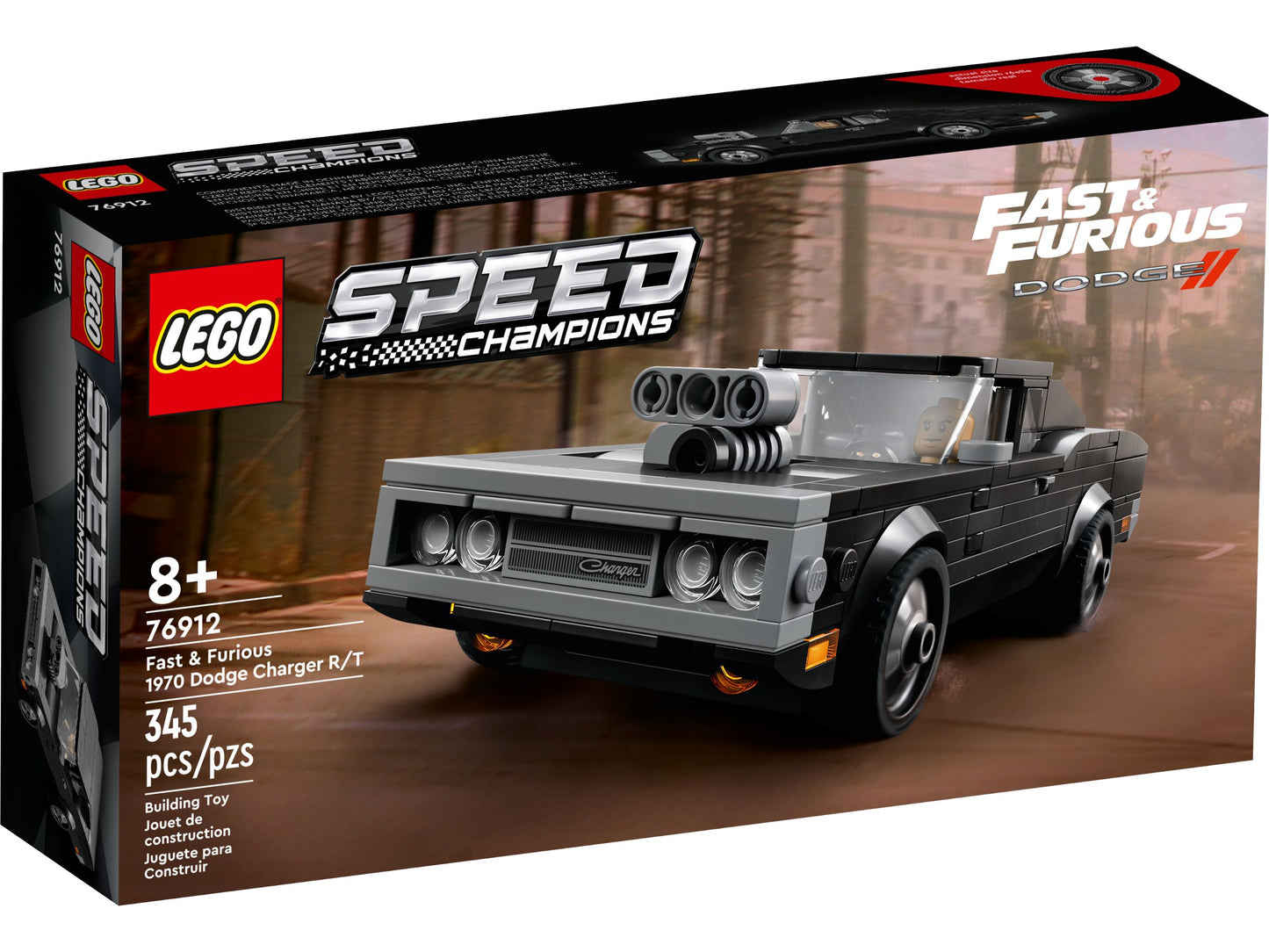 LEGO® Speed Champions 76912 Fast & Furious 1970 Dodge Charger R/T - 345 Teile