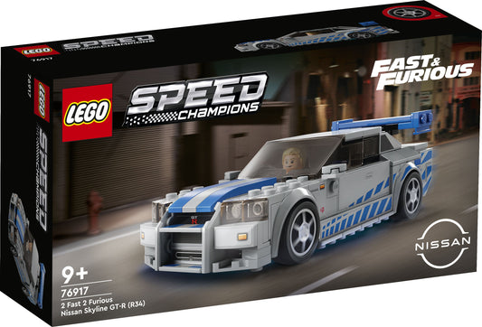 LEGO® Speed Champions 76917 2 Fast 2 Furious – Nissan Skyline GT-R (R34) - 319 Teile