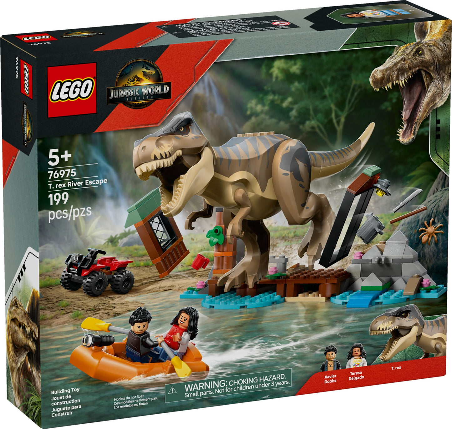 LEGO Jurassic World Flucht vor dem T.Rex (76975)