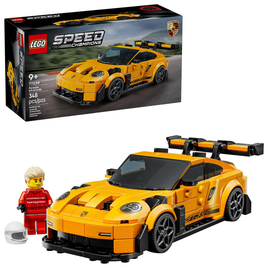 LEGO Speed Champions 77239 Porsche 911 GT3 RS Supersportwagen - 348 Teile