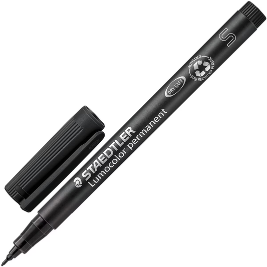 STAEDTLER Lumocolor permanent Folienstift S 0,4mm schwarz 313-9