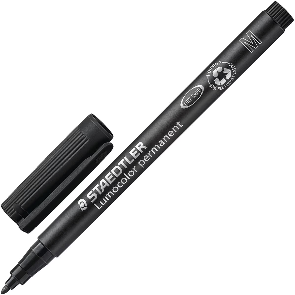 STAEDTLER Lumocolor Folienstift permanent schwarz M (1,0 mm)