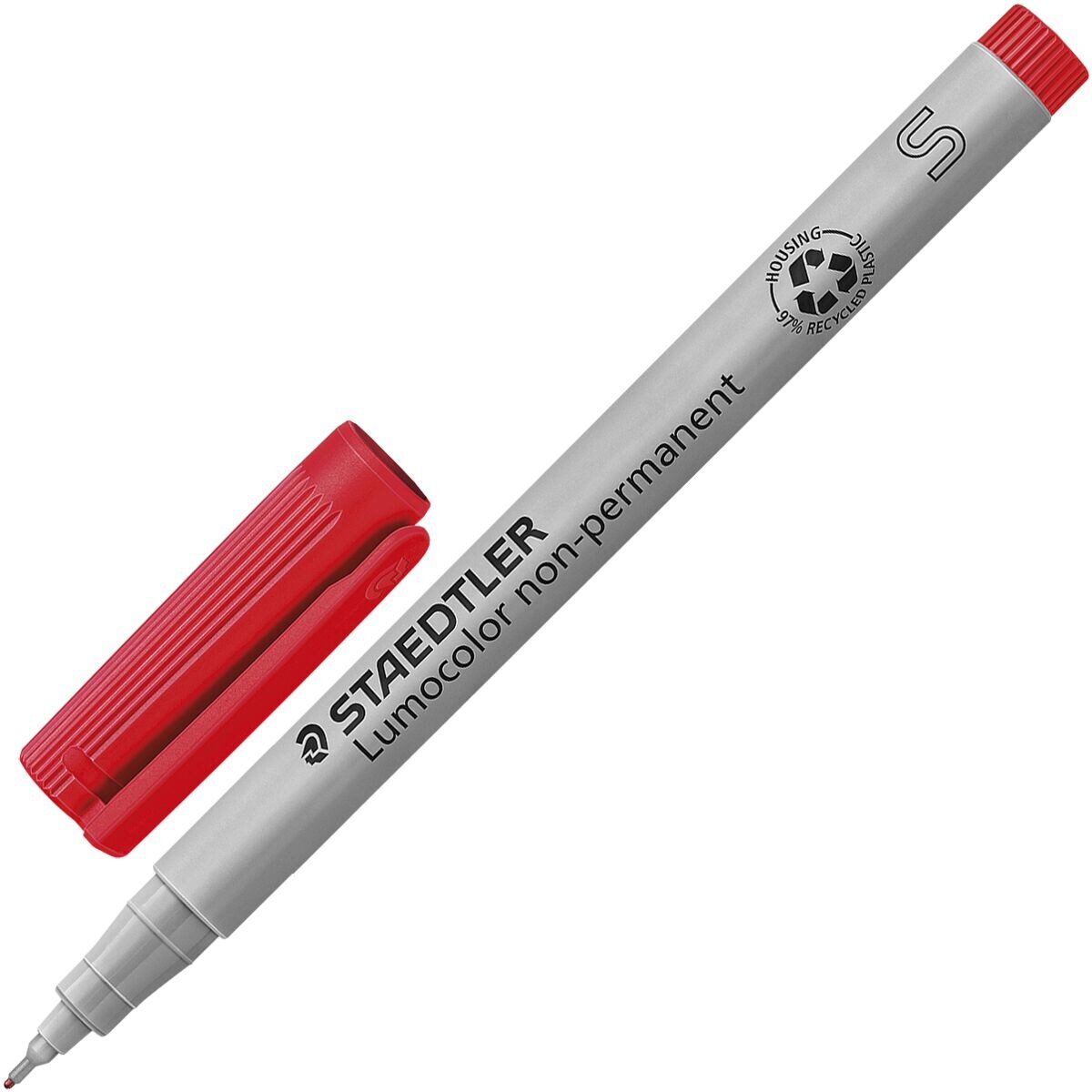 STAEDTLER Lumocolor non-perm. Folienstift F 0,4mm rot 311-2