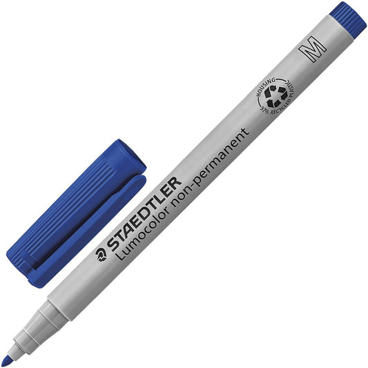 STAEDTLER Lumocolor 315 Folienstift non-permanent M 1,0mm blau