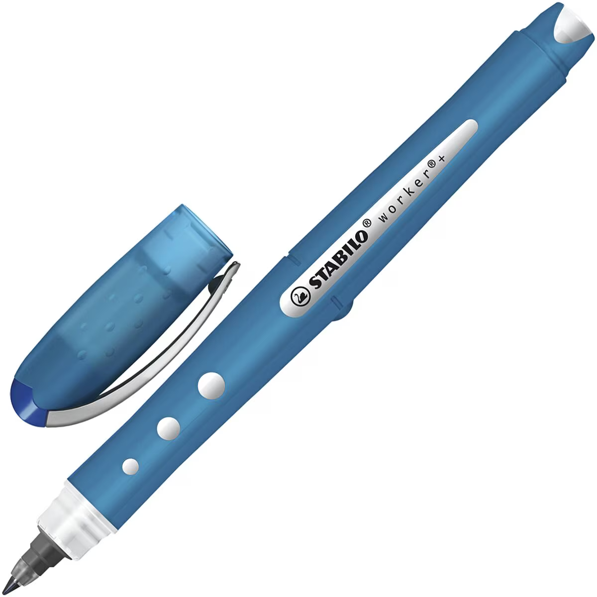 STABILO worker+ colorful Tintenroller Blau