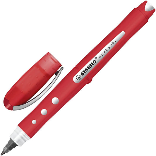 STABILO worker+ colorful Tintenroller Rot