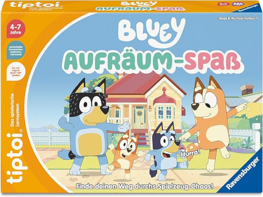 Ravensburger tiptoi Bluey Aufräum-Spaß – Lernspiel für 4–7 Jahre