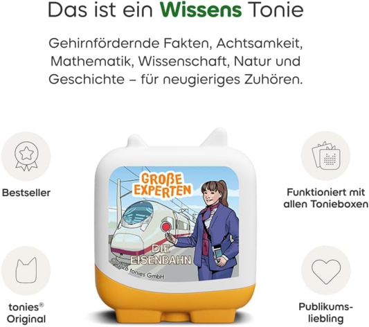 tonies Große Experten – Züge & Eisenbahnen, Wissens-Tonie