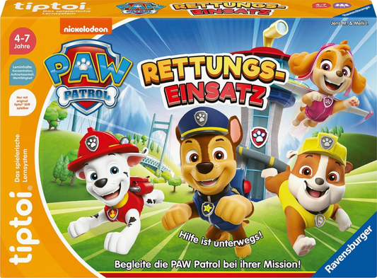Ravensburger tiptoi PAW Patrol Rettungseinsatz – Lernspiel