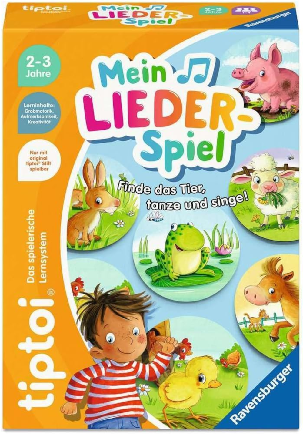 Ravensburger tiptoi Mein Lieder-Spiel, 2–3 Jahre