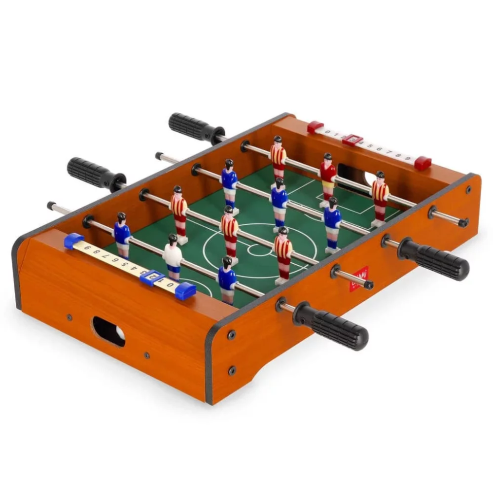 LEGAMI Mini-Tischkicker – Tischfußball im klassischen Design