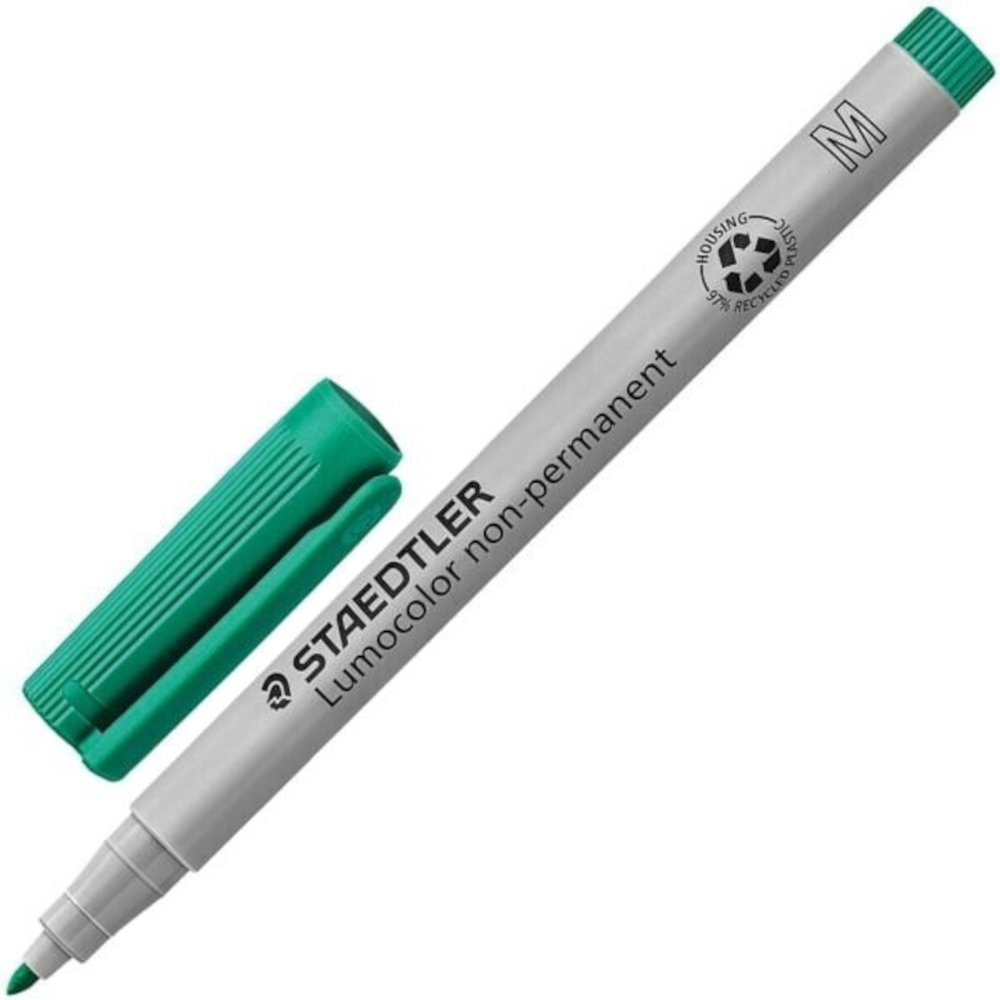 STAEDTLER Lumocolor non-permanent Folienstift M 1,0mm grün