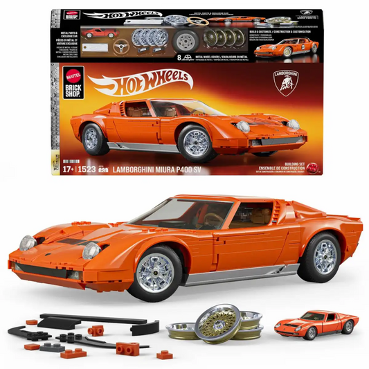 MATTEL Hot Wheels Brick Shop Lamborghini Miura P400 SV