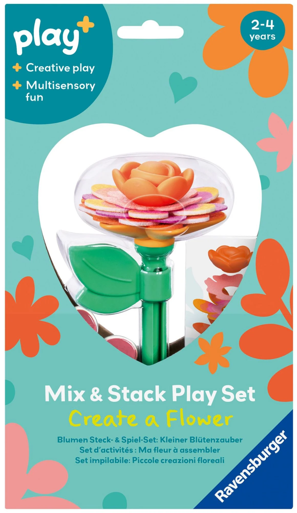 Ravensburger play+ Kleiner Blfctenzauber Steckset Orange