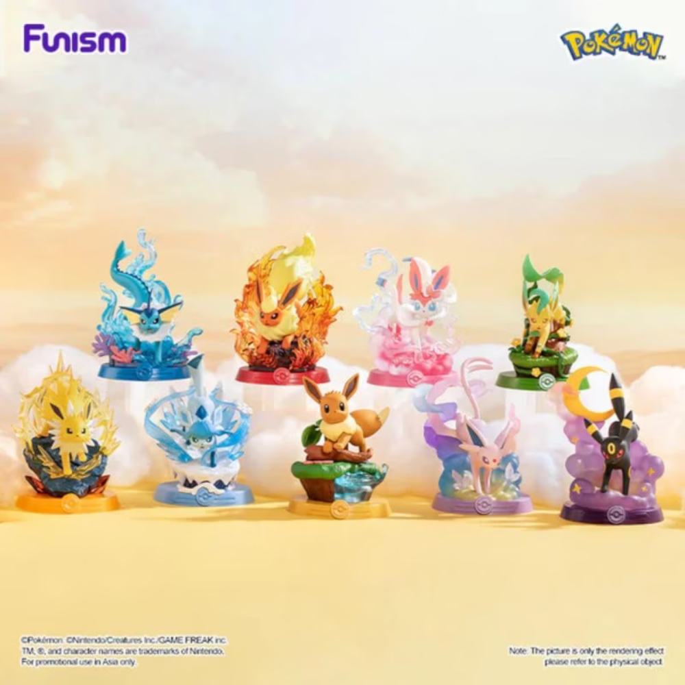 Pokémon Eeveelution Blind Box – 1 von 9, zufällig