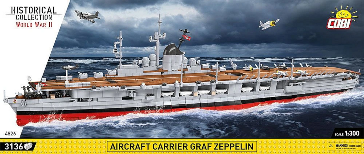 COBI Flugzeugträger Graf Zeppelin – 3.136 Teile, 1:300