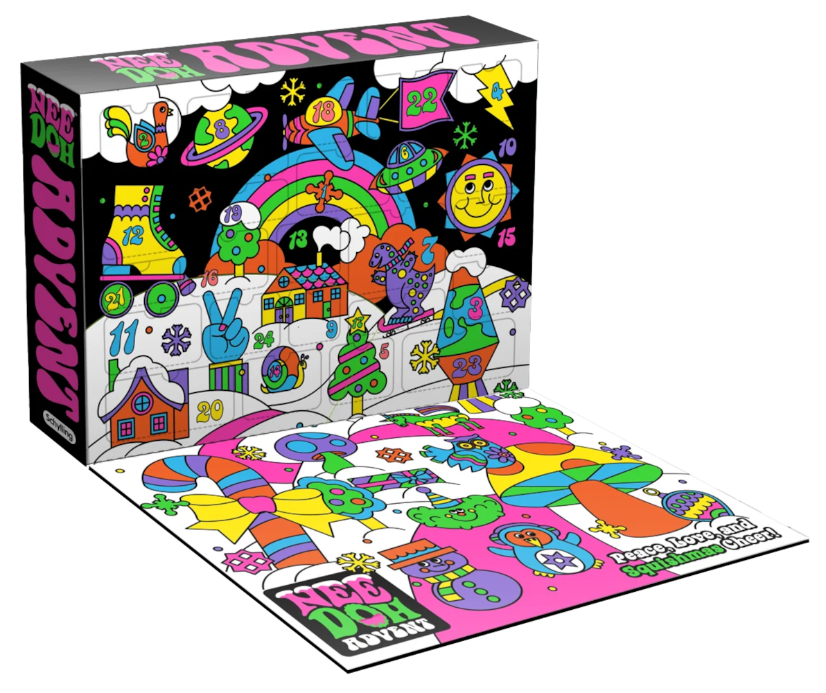 NeeDoh Teenie Squishies Adventskalender 2026 – 24 Mini