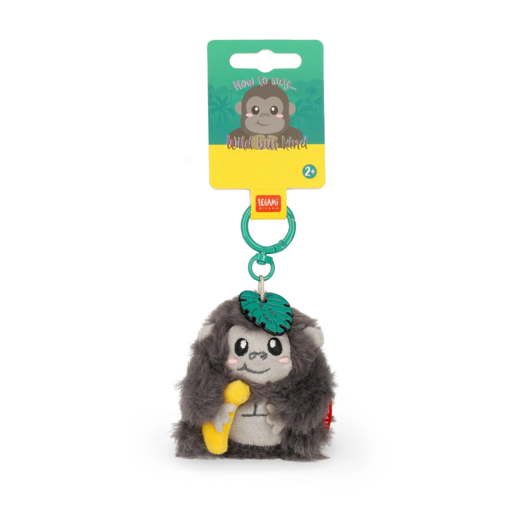 Legami Super Softi Schlüsselanhänger Gorilla – Plüsch