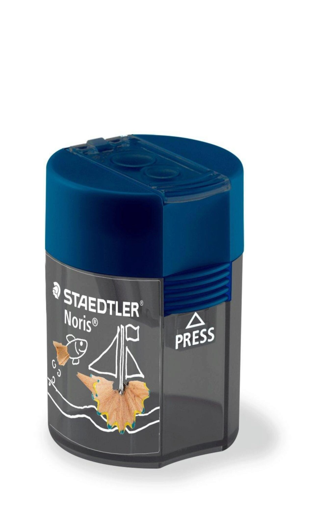 STAEDTLER Noris 512 Doppelspitzdose rund mit Verschlussdeckel