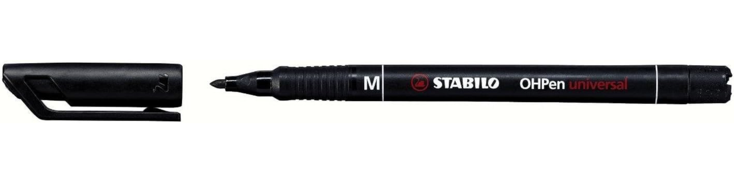 STABILO OHPen M permanent Folienstift schwarz 1,0 mm