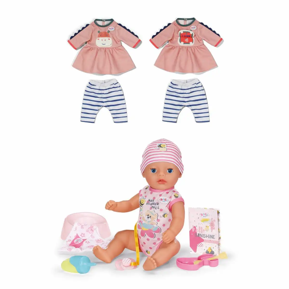 Zapf Creation BABY born Puppen Set Lena 36cm 2 Teile