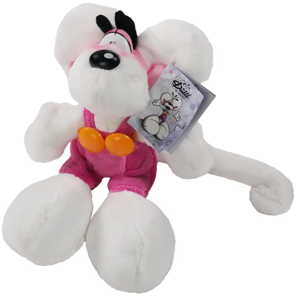Diddl Plüschtier Diddl rosa Latzhose 20 cm (Art.-Nr. 23469)
