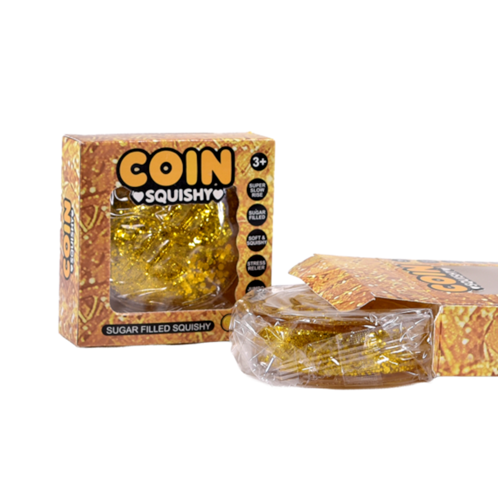 TRITON-X Maltose Goldmünze 8 cm – Slow-Rise-Squishy