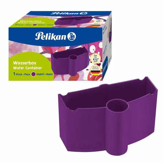 Pelikan Wasserbecher mit Pinselhalter violett