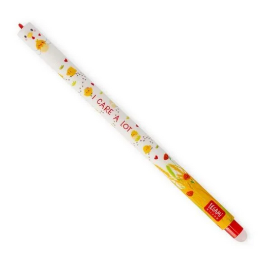 Legami Löschbarer Gelstift Huhn | Erasable Pen Hen 0,7 mm