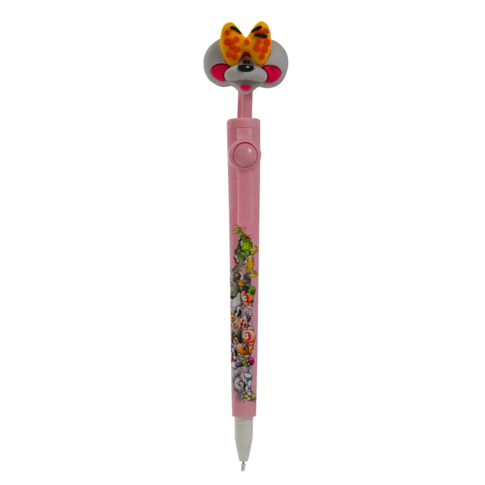 Diddl Fidget-Stift Motiv 2 – Rosa, Diddlina, Kugelschreiber