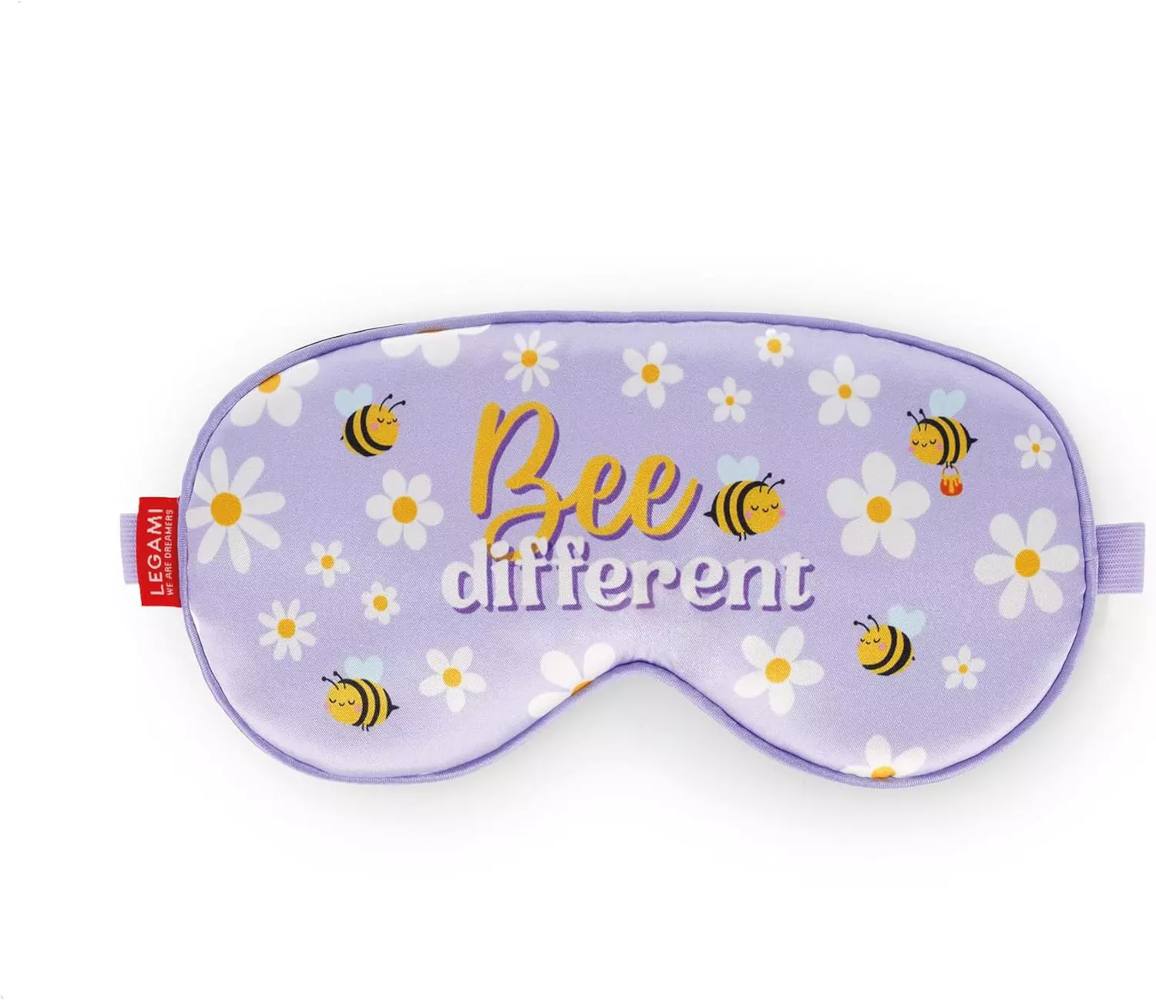 LEGAMI Nap Queen Schlafmaske Bee mit Bienenmotiv